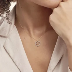 Pendentif Or Jaune Ramouna Oxyde De Zirconium