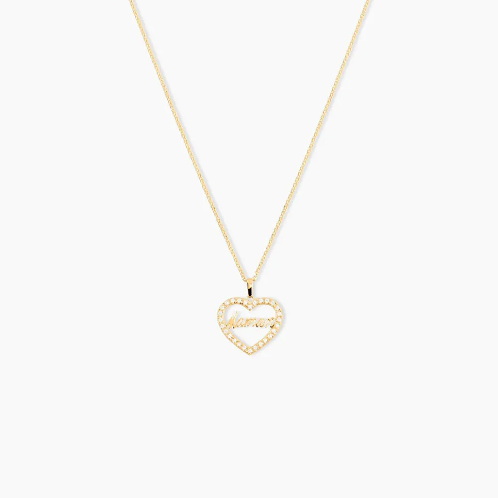 Pendentif Or Jaune Ramouna Oxyde De Zirconium