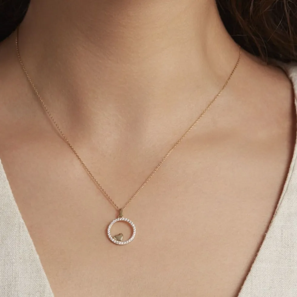 Pendentif Or Jaune Roman Oxyde