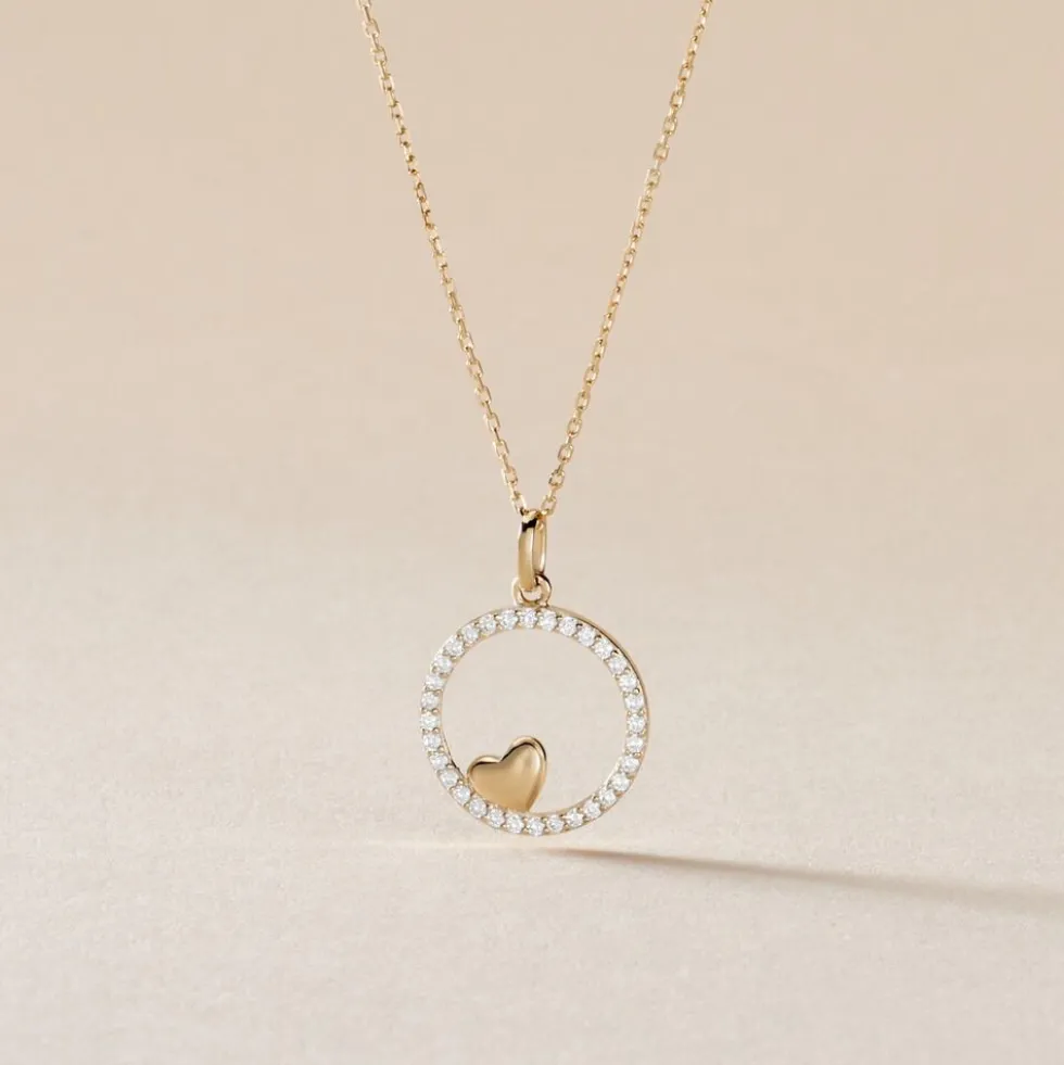 Pendentif Or Jaune Roman Oxyde