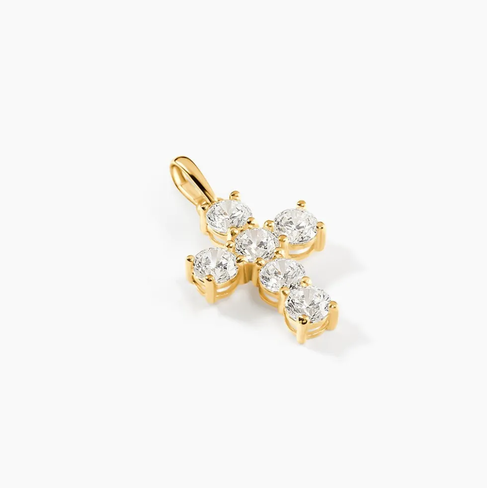 Pendentif Or Jaune Sebastian Oxyde De Zirconium