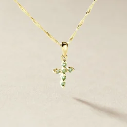 Pendentif Or Jaune Stanley Emeraude