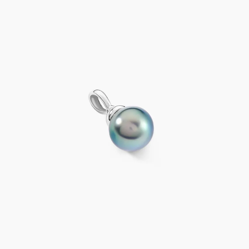 Pendentif Phila Or Blanc Perle De Culture De Tahiti