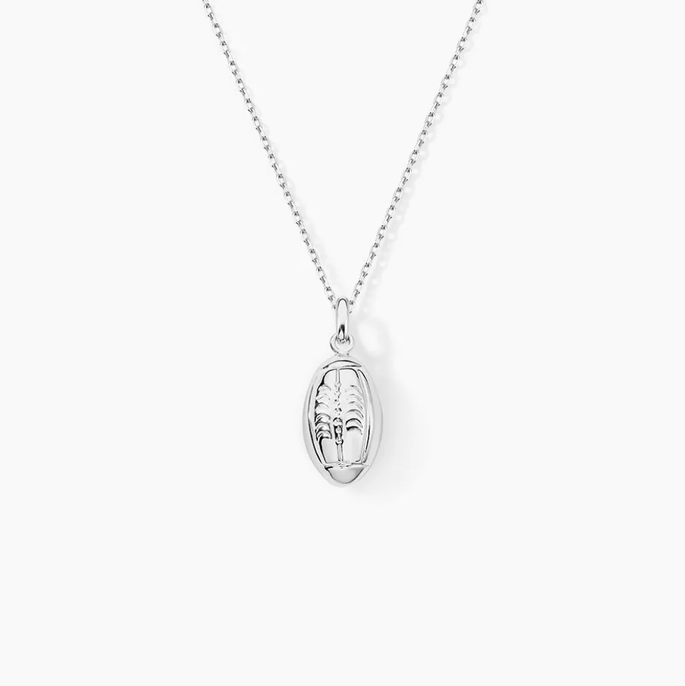Pendentif Ruveyda Argent Blanc
