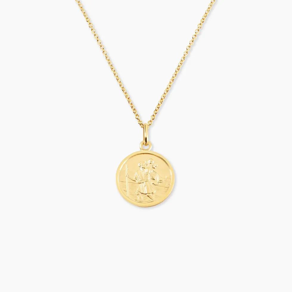 Pendentif Saint Christophe Or Jaune