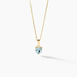 Pendentif Salona Or Jaune Topaze