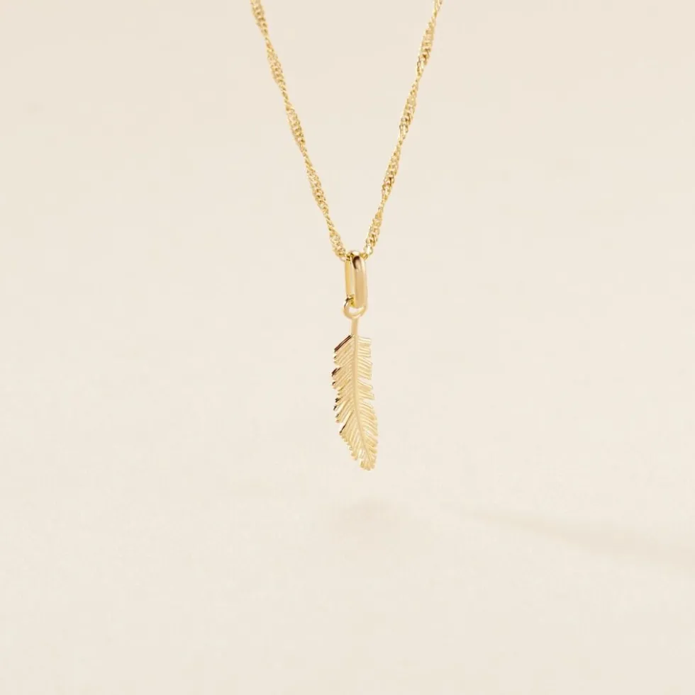 Pendentif Scabieuse Or Jaune