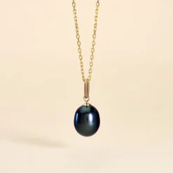 Pendentif Severiane Or Jaune Perle De Culture
