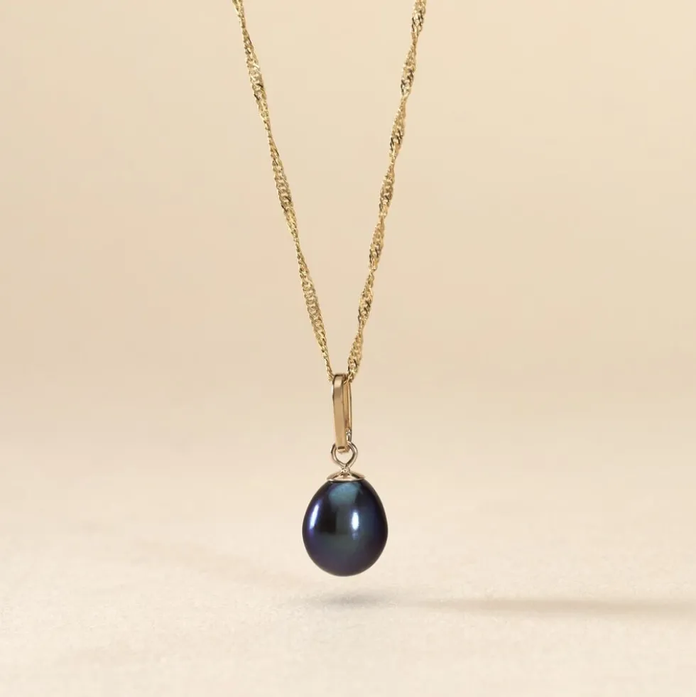 Pendentif Severiane Or Jaune Perle De Culture