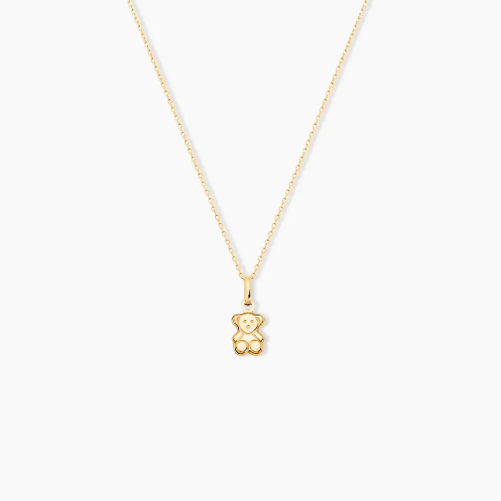 Pendentif Songea Ourson Or Jaune