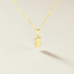 Pendentif Songea Ourson Or Jaune