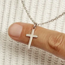 Pendentif Tifene Argent Blanc