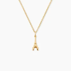 Pendentif Tour Eiffel Or Jaune