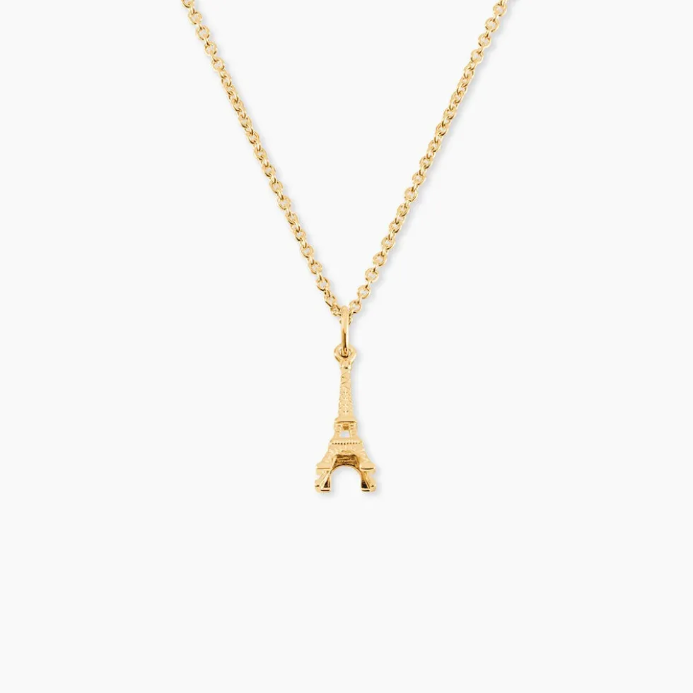 Pendentif Tour Eiffel Or Jaune