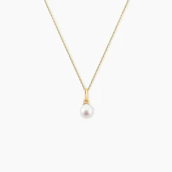 Pendentif Yoela Or Jaune Perle De Culture