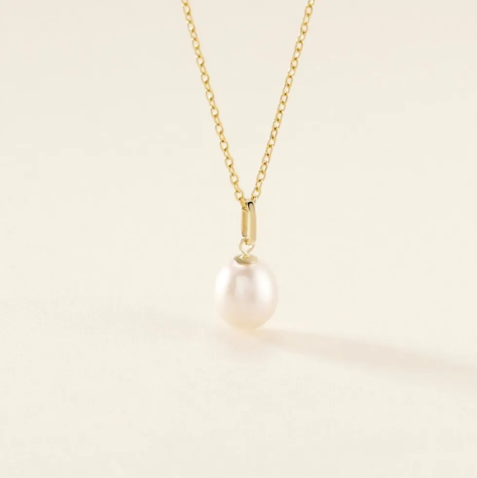 Pendentif Yoela Or Jaune Perle De Culture