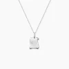 Pendentif Zodiaque Parchemin Argent Blanc