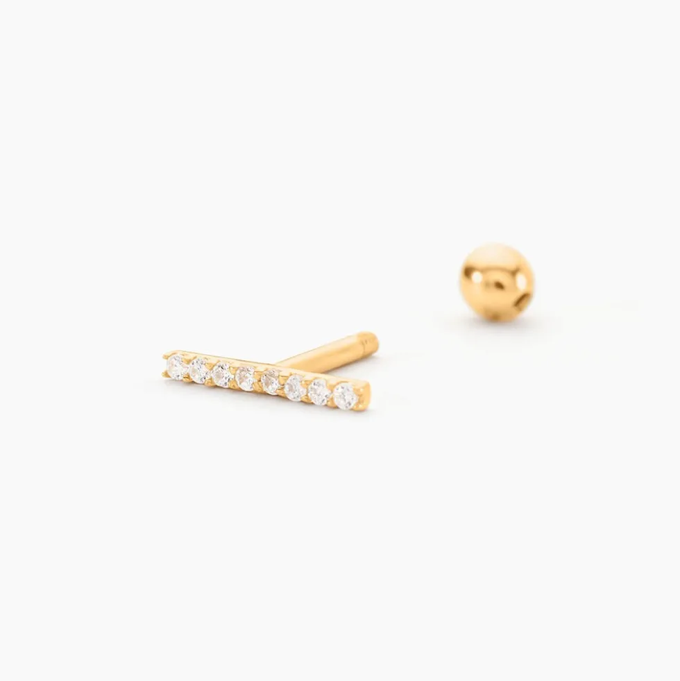 Piercing Barak Or Jaune Oxyde De Zirconium