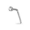 Piercing De Nez Demetrie Or Blanc Diamant