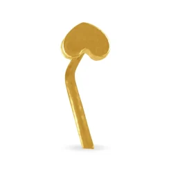Piercing De Nez Deodate Coeur Or Jaune