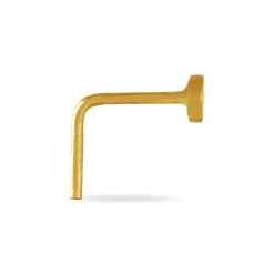 Piercing De Nez Deodate Coeur Or Jaune
