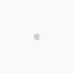 Piercing D'oreilles Joanina 2 Or Blanc Oxyde