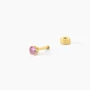 Piercing D'oreilles Unitaire Acier Doré Piia Oxyde De Zirconium