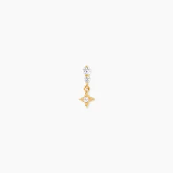 Piercing Gualter Or Jaune Oxyde De Zirconium