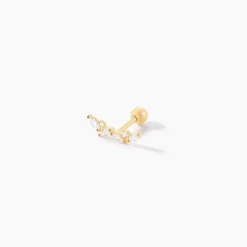 Piercing Nina Or Jaune Oxyde De Zirconium
