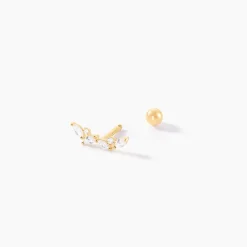 Piercing Nina Or Jaune Oxyde De Zirconium