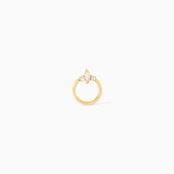 Piercing Babs Or Jaune Opale Oxyde De Zirconium