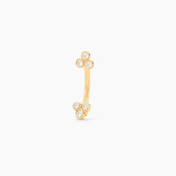 Piercing Brigid Or Jaune Oxyde De Zirconium
