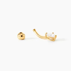 Piercing Cornelis Or Jaune Oxyde De Zirconium