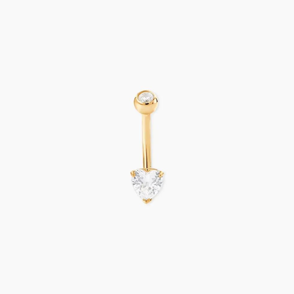 Piercing Cornelis Or Jaune Oxyde De Zirconium