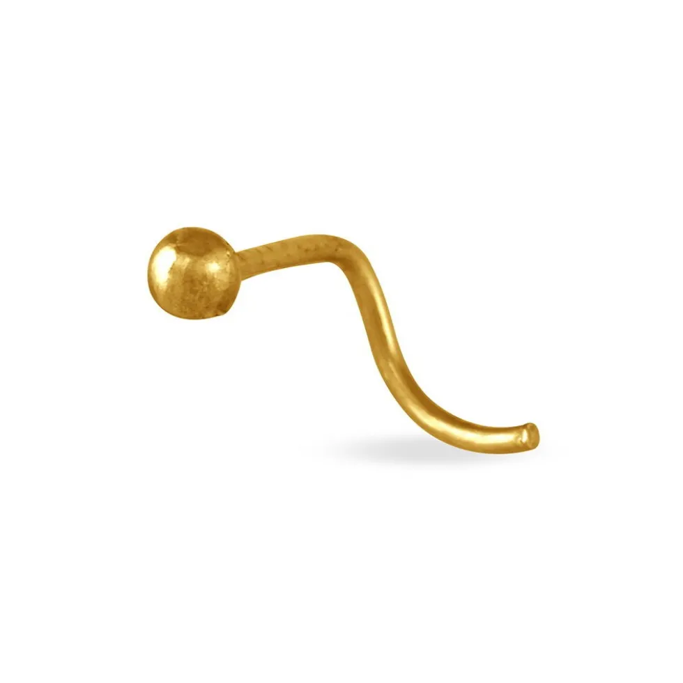 Piercing De Nez Deodate Boule Or Jaune