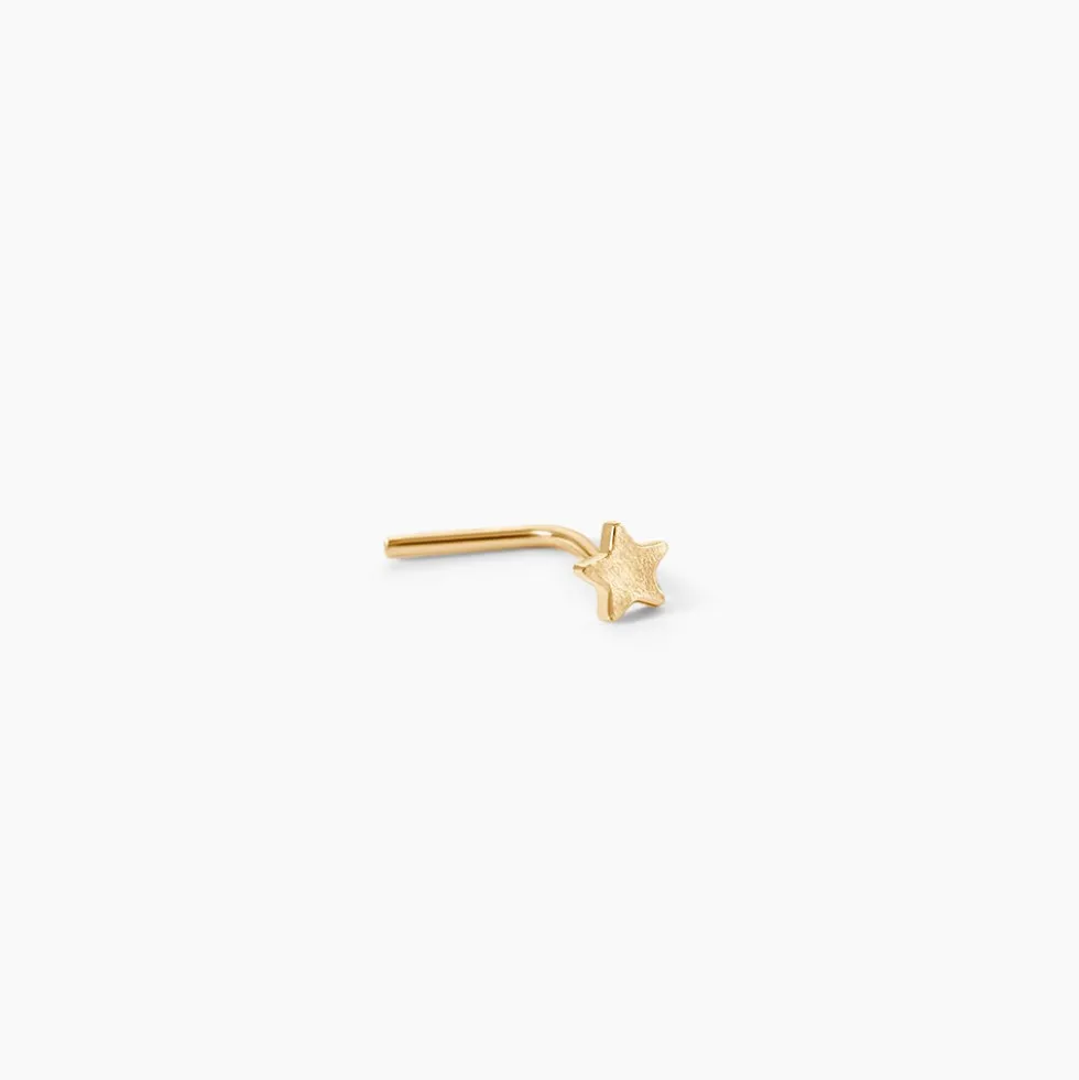 Piercing De Nez Deodate Etoile Or Jaune