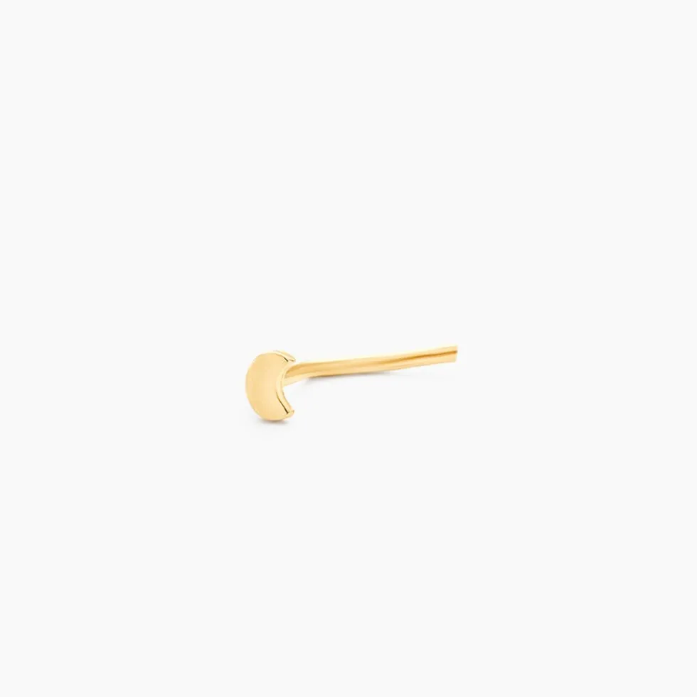 Piercing De Nez Deodate Lune Or Jaune