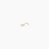 Piercing De Nez Fethi Serti Griffe Or Jaune Oxyde De Zirconium