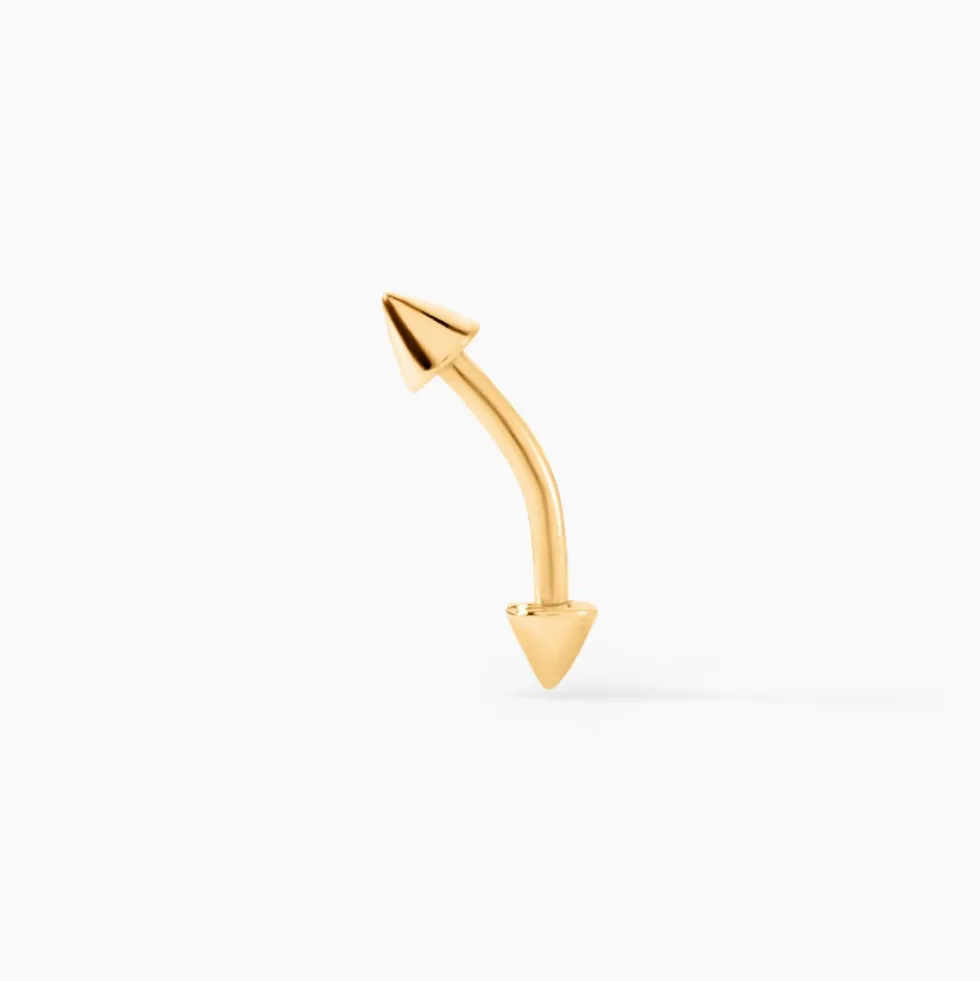 Piercing D'oreille Et/ou D'arcade Tylluarch Or Jaune