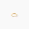 Piercing D'oreille Or Jaune Amaranthe Oxydes De Zirconium