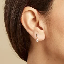 Piercing D'oreille Unitaire Peers Or Jaune Oxyde De Zirconium