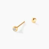 Piercing Elpida Or Jaune Oxyde De Zirconium