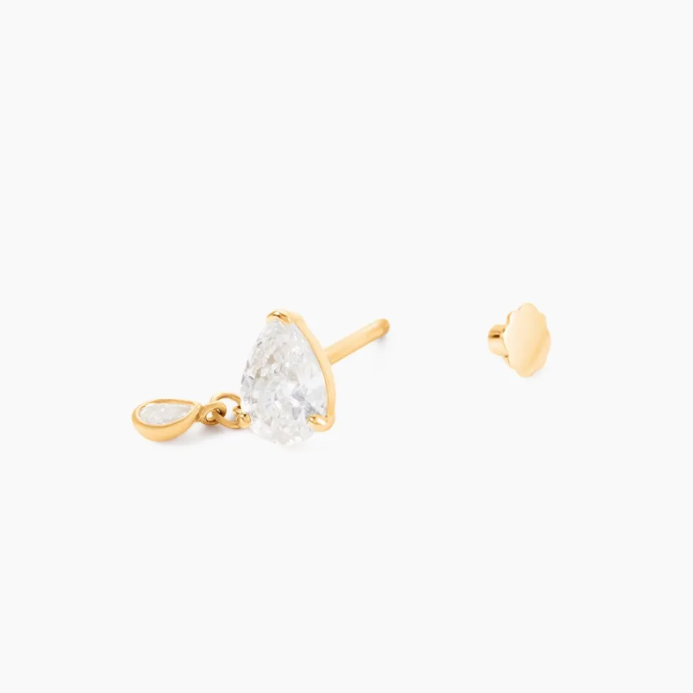 Piercing Goodwin Or Jaune Oxyde De Zirconium