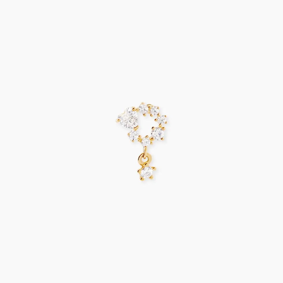 Piercing Himalia Or Jaune Oxyde De Zirconium