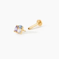Piercing Jafet Or Jaune Oxyde De Zirconium