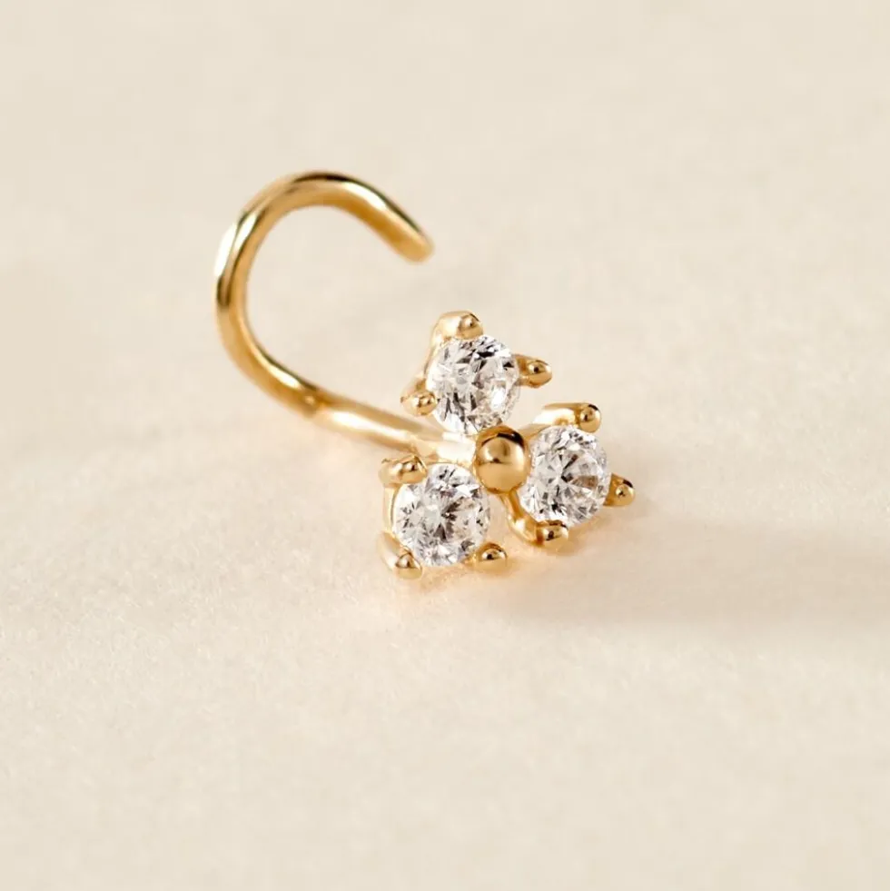 Piercing Macey Or Jaune Oxyde De Zirconium