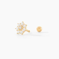 Piercing Marged Or Jaune Oxyde De Zirconium