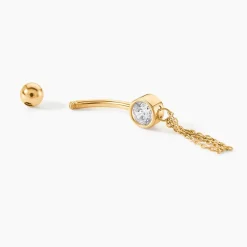 Piercing Rexanne Or Jaune Oxyde De Zirconium