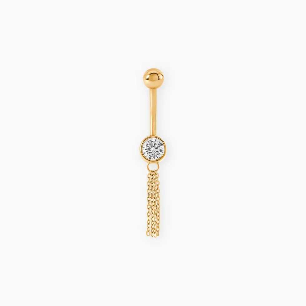 Piercing Rexanne Or Jaune Oxyde De Zirconium