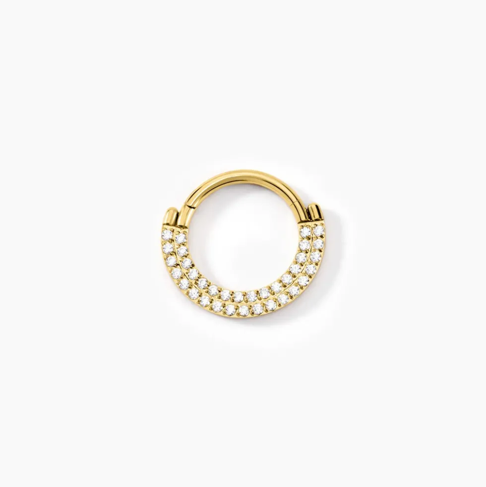 Piercing Septum Bettris Acier Jaune Oxyde De Zirconium